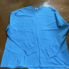 古着FRUIT OF THE LOOM 長袖カットソー XL 青お値下げしましたのサムネイル