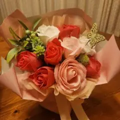 造花 花束 セット 赤・白・黄色