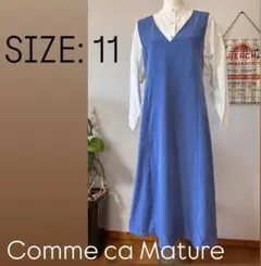 【Comme ca Mature】コムサマチュア ジャンスカ Lサイズ