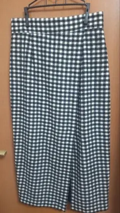 NOLLEY'S ギンガムチェック柄タイトスカート 38