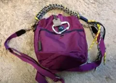 zattu ナイロンミニポーチ　LUGUN/ルーガン2way bag パープル 2025年最新】zattu lugunの人気アイテム - メルカリ
