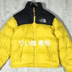 人気✨️ノースフェイス ヌプシ ダウンジャケット 700フィル 黄 XS