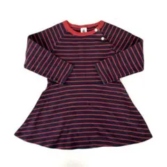 プチバトー　PETIT BATEAU 長袖ワンピース 116cm 6ans