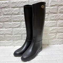 Dafna ダフナ レインブーツ ロング ブラック 防水 25cmのサムネイル