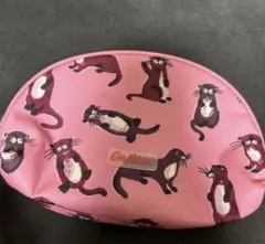 Cath Kidston カワウソ柄 ポーチ ピンクのサムネイル