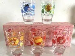 くまのプーさん キャラクターグラス 5個セット　第一生命