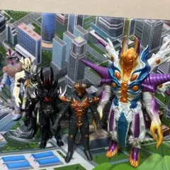 ウルトラマン怪獣ソフビ　怪獣＆宇宙人5体セット