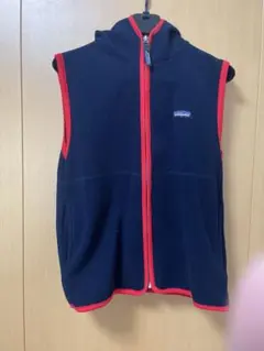 ビンテージPatagonia シンシラベストフード付きフリース