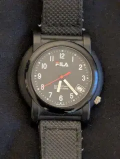 FILA F91 ブラック 腕時計 クォーツ 日付表示