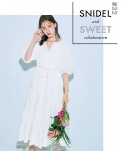 春夏ワンピ♪ スナイデル　SNIDEL ティアードコットンワンピース　ホワイト