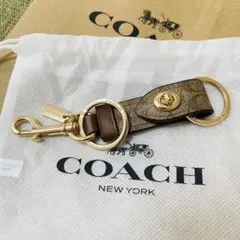 新品 コーチ coach キーホルダー キーリング