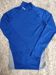 Under Armour　スポーツインナー　野球　 青 長袖 アンダーシャツ