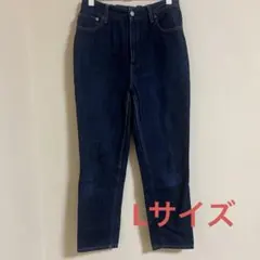 グローバルワーク デニム ジーンズ ストレートテーパード 細身 インディゴ Ｌ