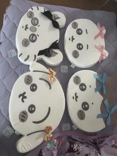 新品★タグ付★ちいかわ低反発クッション　４種コンプセット