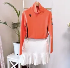 PEARLY GATES オレンジ ハイネックシャツ サイズ1