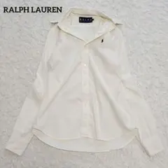 Ralph Lauren ラルフローレン シルクサテン リボンブラウス 絹5i 