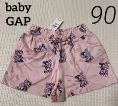 ベビーギャップ 新品 ミニーちゃんショートパンツ 90 ピンク