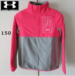 UNDER ARMOUR ジャケット ピンク/グレー 150 アンダーアーマー