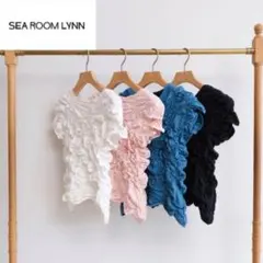 【searoomlynn】Cottonシャーリングminiトップス シェルピンクのサムネイル