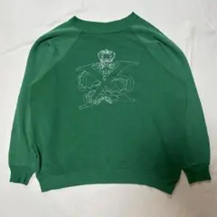 希少 70s-80s vintage ラグラン スウェット 両面プリント