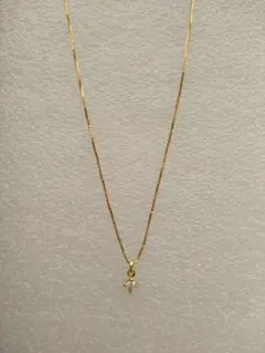 agete K18 ダイヤモンド（0.05ct）ネックレス