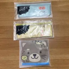 新品　アニマルポーチ付きタオル　ポーチ付き　タオル　ハンドタオル