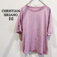 CHRISTIAN SIRIANO 【S】ピンク Tシャツ レディース 半袖