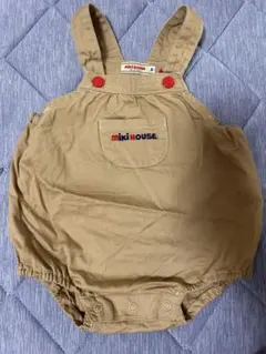 美品　ミキハウスmikihouseダルマオール　ロンパース　オーバーオール