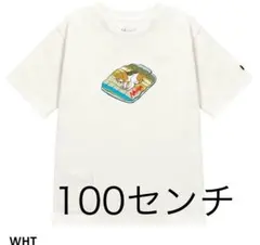 ホワイト Tシャツ 100センチ イラスト付き