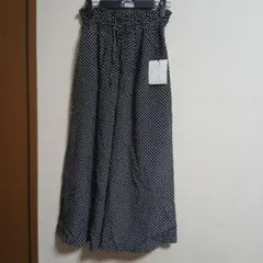 ◎新品未使用◎黒と白の水玉模様 キュロット
