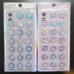 おはじきシール ユニコーン シマエナガ 立体シール