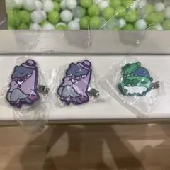 お文具といっしょ　カプセルヘアクリップなのです　3個セット