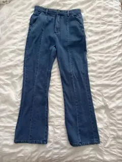デニム　フレアパンツ