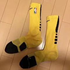 Nike NBA イエローソックス 25〜27センチ