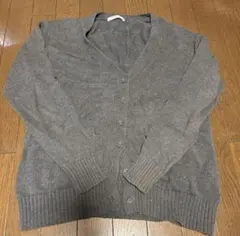グレー スクールカーディガン Mサイズ