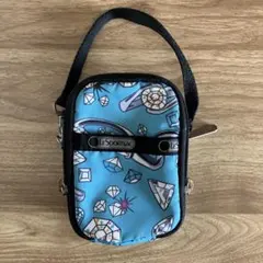 【LeSportsac】ポーチ ジュエリー柄 2層式 ストラップ付