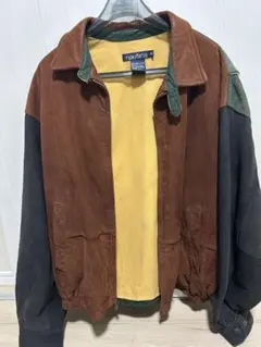 Nautica マルチカラースエードジャケット