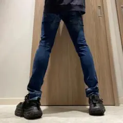 G-STAR RAW W27 濃紺 バックベルト ストレッチ スキニーデニム