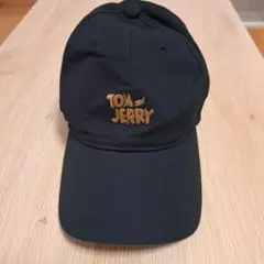 トムとジェリー のブラックキャップ　 メンズ　レディース　帽子