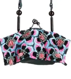 ジャマンピュエッシュ　ビーズ刺繍バッグ 新品未使用‼️