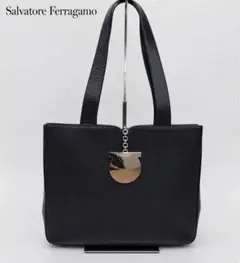 Salvatore Ferragamo ガンチーニ トートバッグ A4 本革のサムネイル