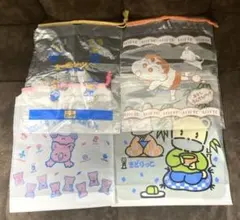【当時品】レトロ巾着袋セットのサムネイル