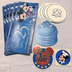 東京ディズニーシー 25周年 スパークリングジュビリーステッカー パンフレット