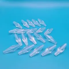 ストラス刻印 スワロフスキーロングドロップ シャンデリア 8×25mm 20個