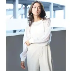 新品coenシャイニーシアートップスプルオーバー