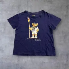 ポロベア Tシャツ 100 ラルフローレン キッズ ネイビー 半袖 ベア ロゴ