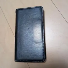 ブラック 手帳型ケース Android用　XperiaXZ1