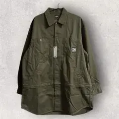 【新品未使用】GU UNDERCOVER チュニックシャツ　XL OLIVEのサムネイル