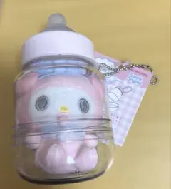 サンリオ マイメロディ 哺乳瓶 キーホルダー 新品