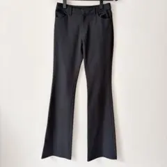 CECIL MCBEE セシルマクビー ブラック フレア パンツ スーツ S